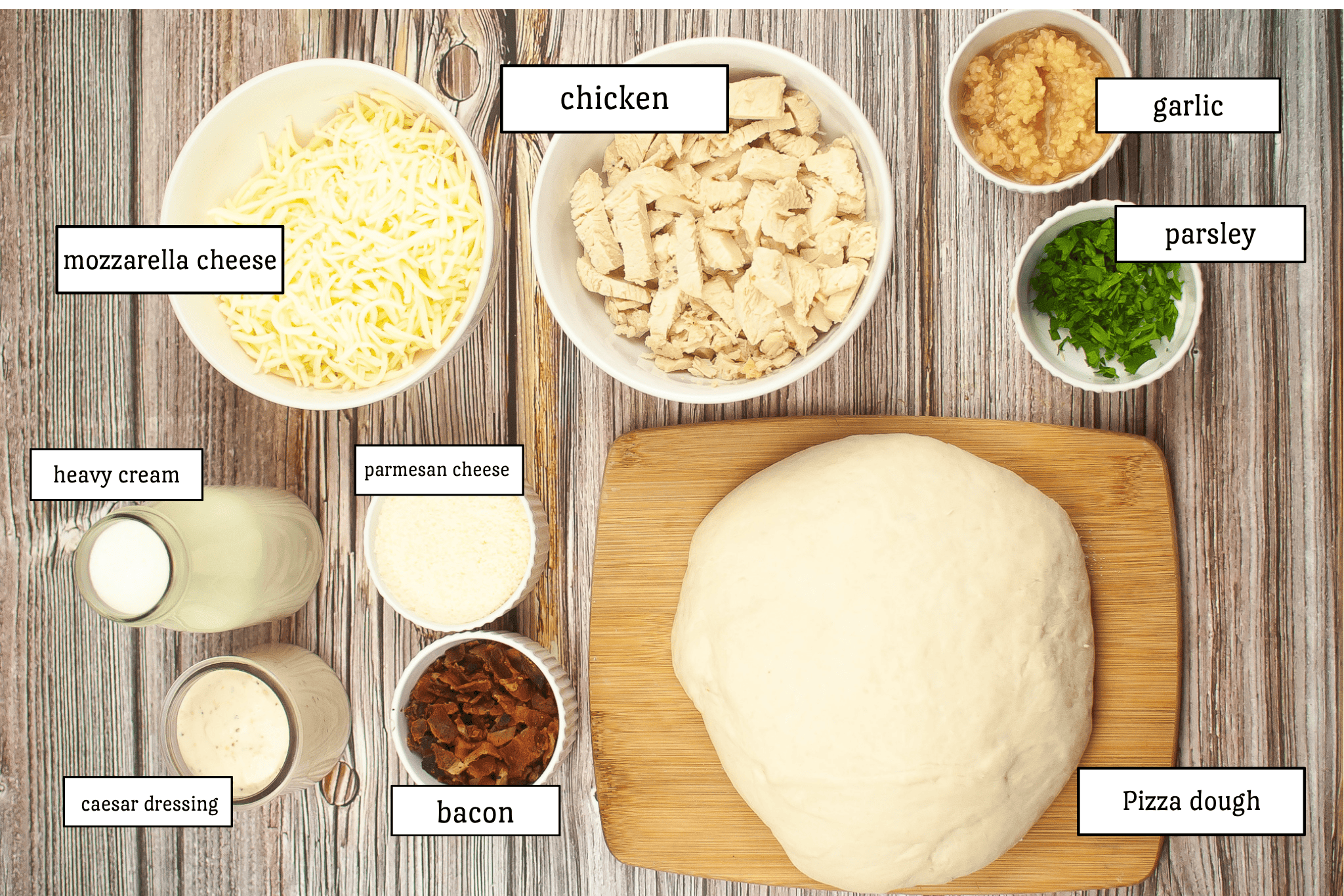 Copycat Costco Chicken Bake ingredients
